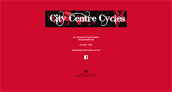 Desktop Screenshot of citycentrecycles.com.au