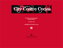 Tablet Screenshot of citycentrecycles.com.au